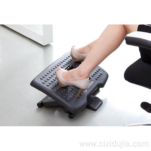 adjustable massage footrest ergonomic office foot rest